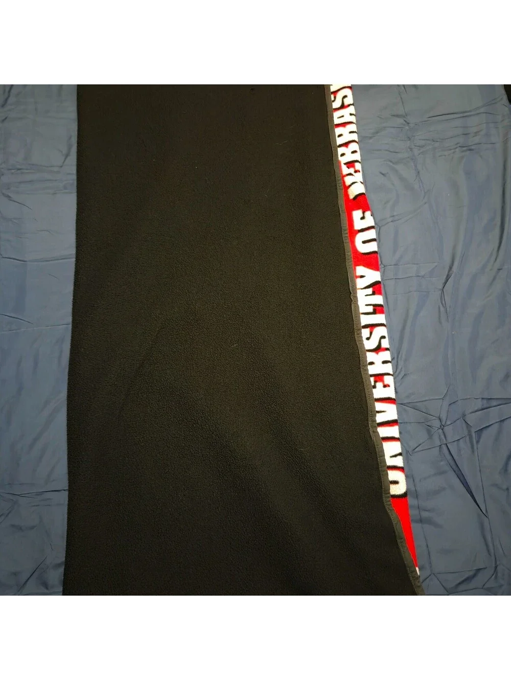 University of Nebraska NCAA Cornhuskers Fleece Throw Stadium Blanket 54x44